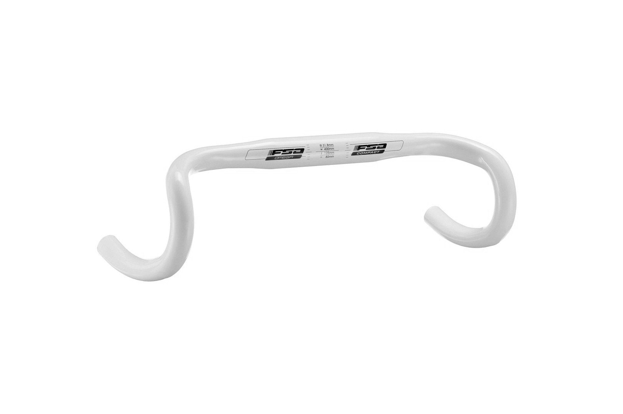Drop Bar FSA Wing Pro Compact Road Handlebar (White) North Rim